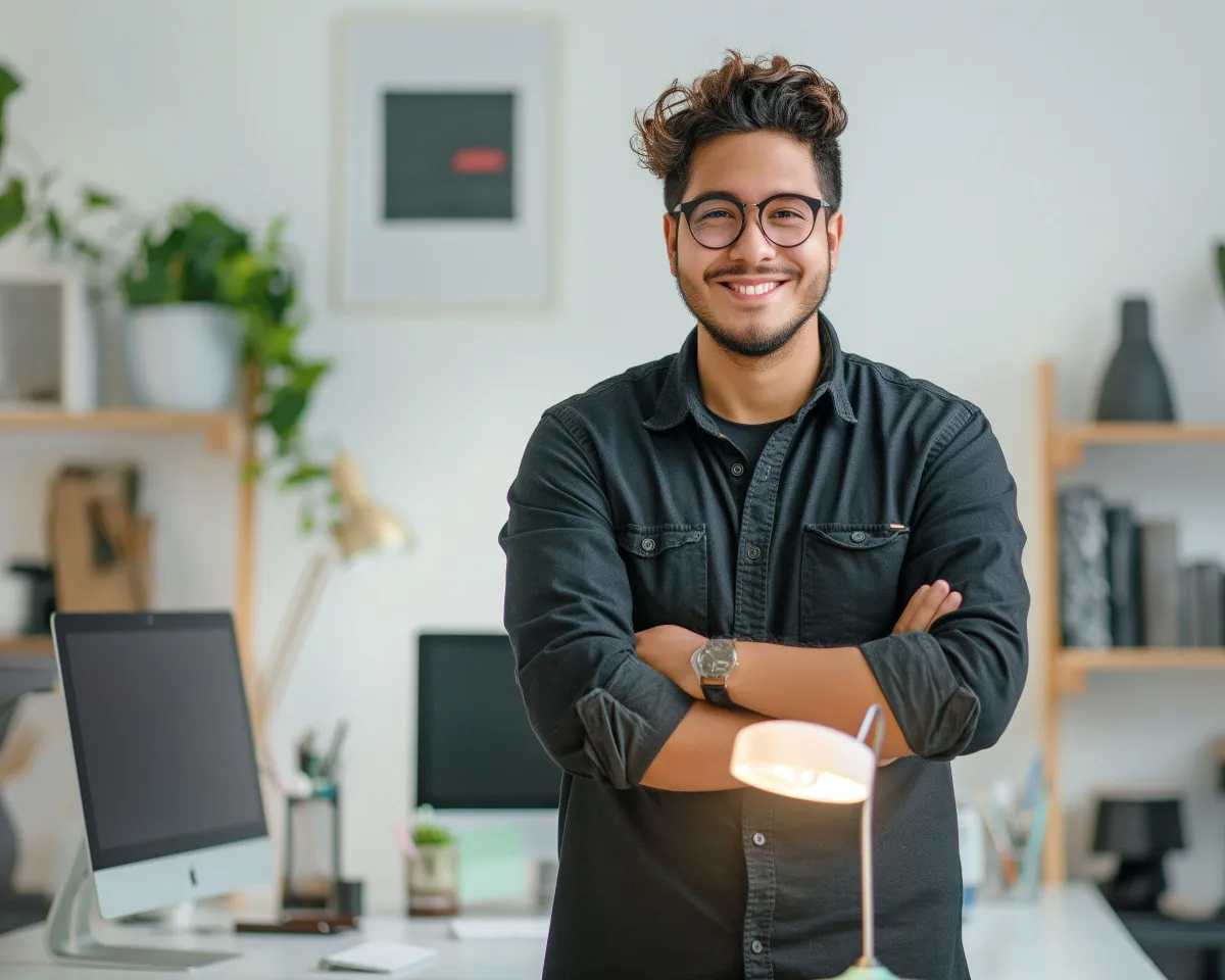 Rafael Carvalho em ambiente corporativo